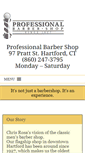 Mobile Screenshot of professionalbarbershop.com